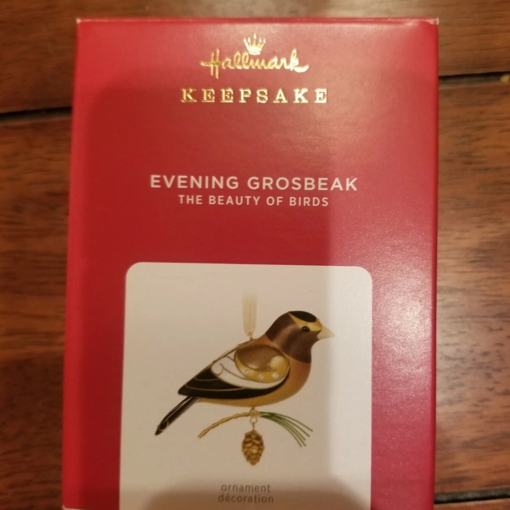 Hallmark Evening Grosbeak Holiday Ornament